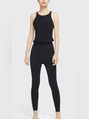 Nike luxe infinalon yoga jumpsuit small Dri fit NEW